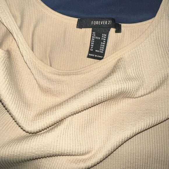 Tan beige nude bodysuit size s/m - Picture 3 of 3